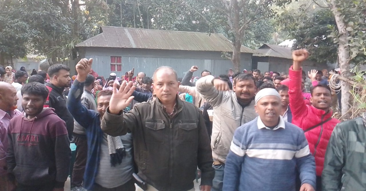 সুন্দরগঞ্জে স্বতন্ত্র প্রার্থী মহসিন সরদারের নির্বাচনী উঠান বৈঠক অনুষ্ঠিত