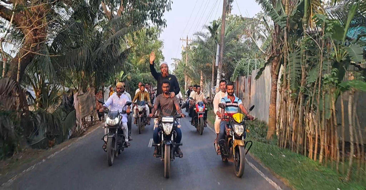 মোরেলগঞ্জে সম্ভাব্য চেয়ারম্যান পদপ্রার্থী মোঃ হারুন অর রশিদ এর নির্বাচনী এলাকা পরিদর্শন