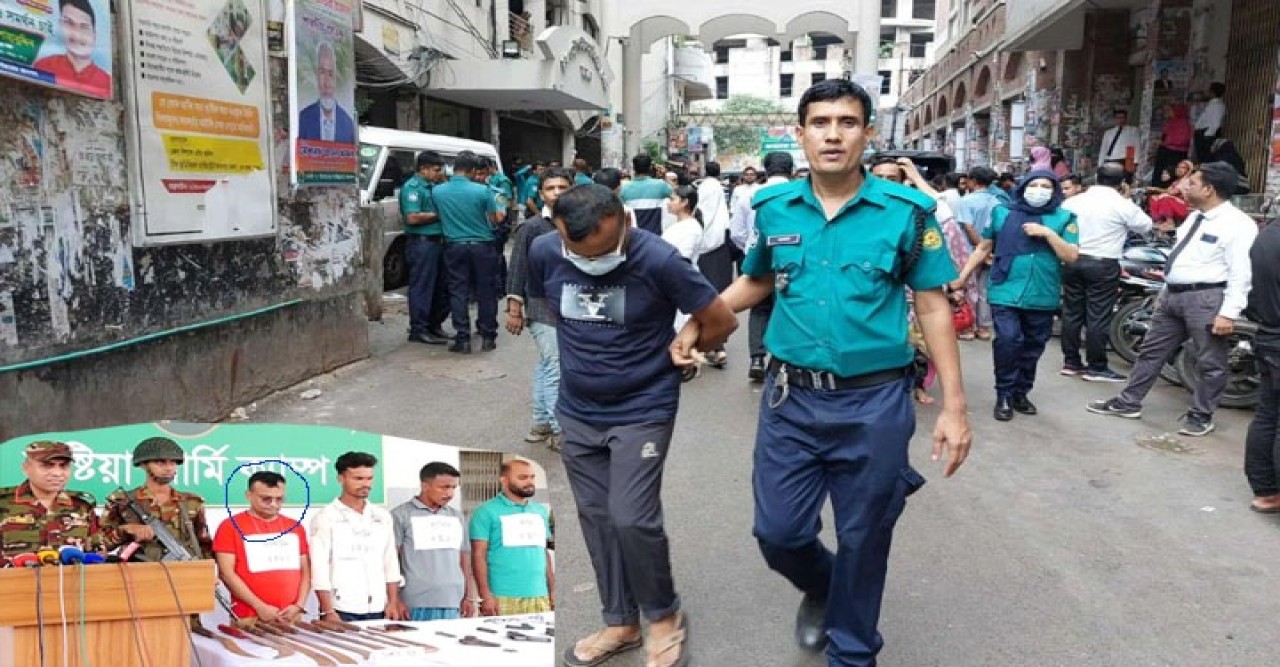 অপহরন মামলায় চরমপন্থী সন্ত্রাসী কুষ্টিয়ার লিপ্টন গ্রেফতার