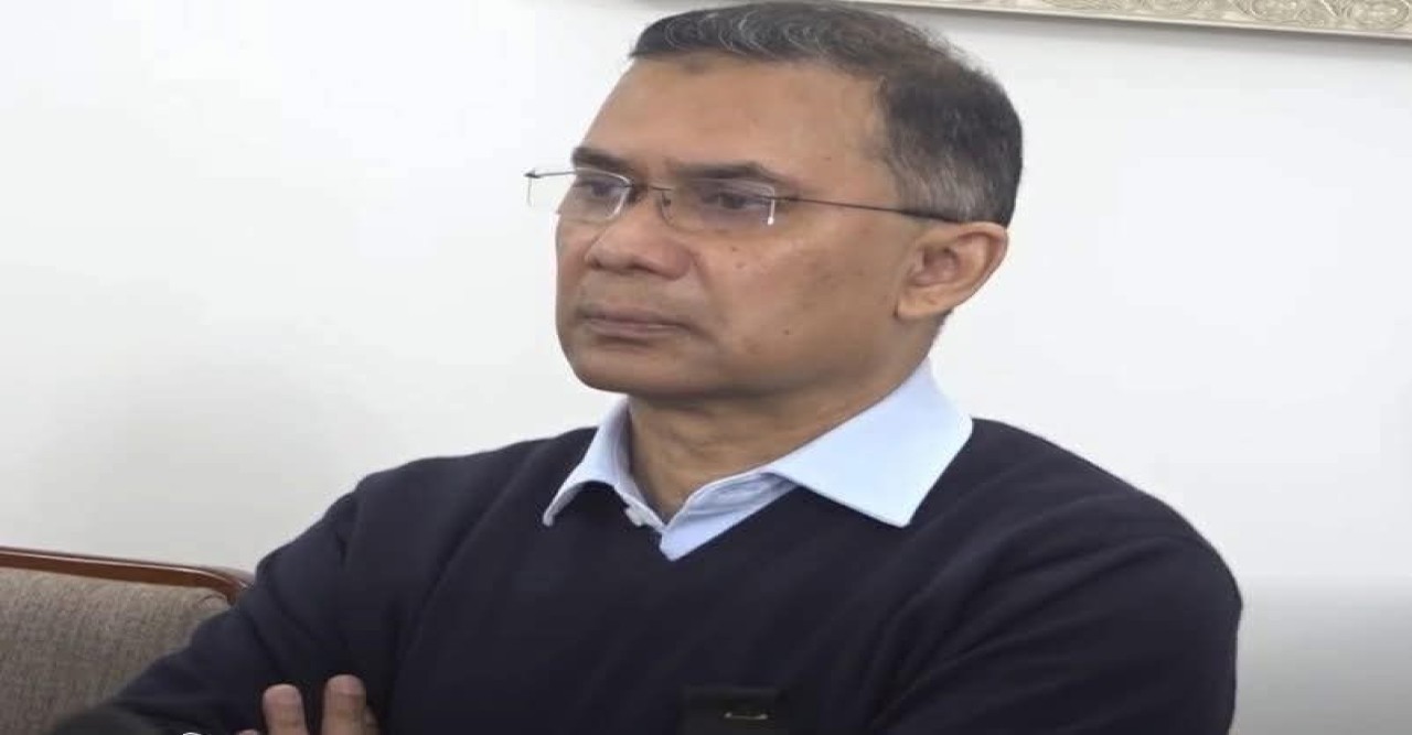 তারেক রহমানের চোখে-মুখে নিঃশব্দ শোক
