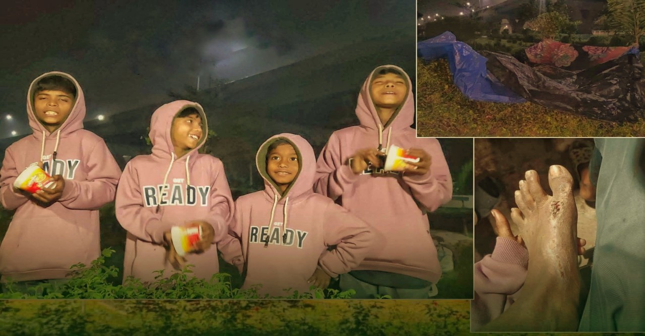 ফ্লাইওভারের নিচে চার এতিম ভাই: খোলা আকাশই এখন যাঁদের ঠিকানা