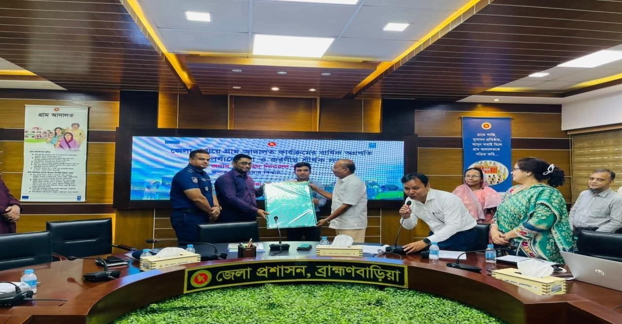 ব্রাহ্মণবাড়িয়ার শ্রেষ্ঠ ইউপি চেয়ারম্যান হলেন ইকবাল চৌধুরী