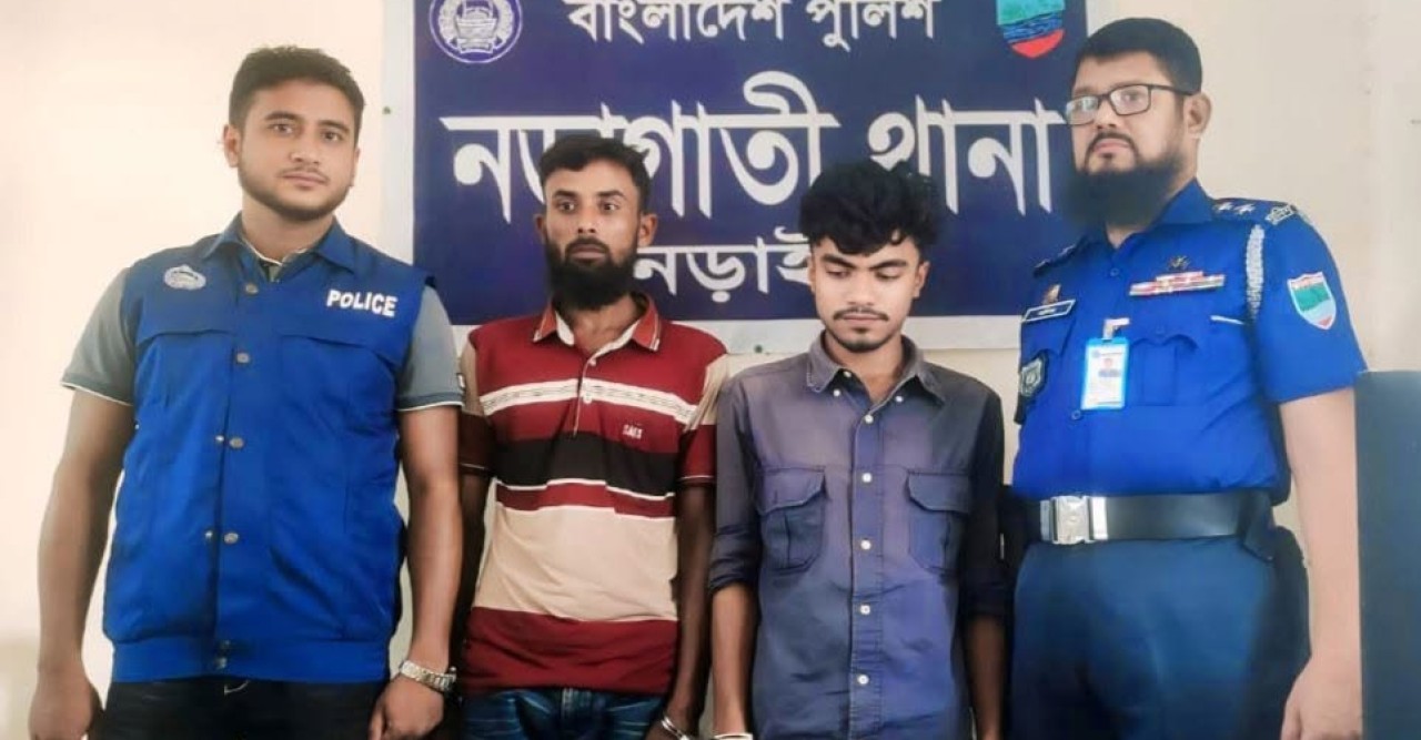 নড়াইলের নড়াগাতী থানার ওসি আশিকুর রহমানের নেতৃত্বে ইয়াবা ট্যাবলেটসহ দুইজন গ্রেফতার