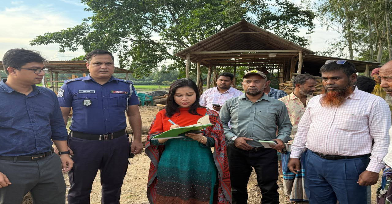 মধুপুরে বিভিন্ন করাতকলে অভিযান পরিচালনা ও অর্থদণ্ড প্রদান