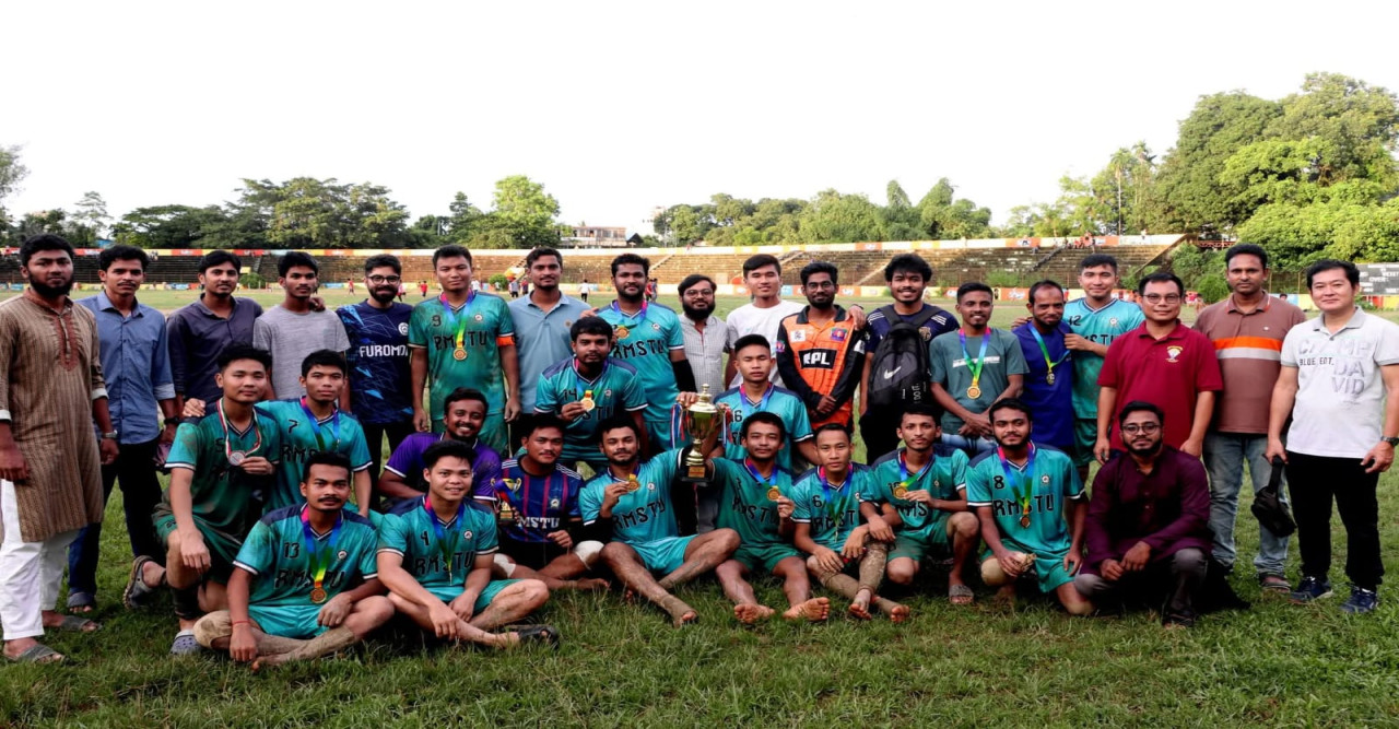 রাবিপ্রবি-রামেক প্রীতি ফুটবল ম্যাচে রাবিপ্রবির জয়