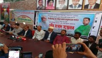 বিএনপিকে সমর্থনে বাউফলে হাবিবুর রহমানের যৌথ সংবাদ সম্মেলন