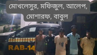 ময়মনসিংহে অপহৃত দুই জনকে উদ্ধার,চাঁদাবাজ চক্রের ৫ সদস্য গ্রেফতার